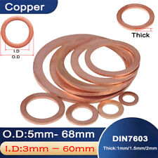 Metric copper sealing for sale  Shipping to Ireland