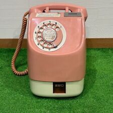 Public Phone Payphone Telephone Retro Pink Japanese Vintage Used, used for sale  Shipping to South Africa