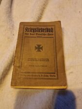 Deutsches kriegsliederbuch ww1 gebraucht kaufen  Kehl