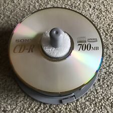 Lote (35) Discos de mídia graváveis abertos Sony CD-R em branco 700 MB eixo de armazenamento comprar usado  Enviando para Brazil