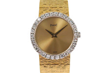 Piaget relógio feminino pulseira de ouro amarelo 18k diamante ref. 9190 A6 c. década de 1970 comprar usado  Enviando para Brazil