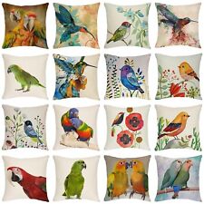 Fundas de almohada para lanzar pájaros 18x18 colibríes loro fundas de cojín decorativas segunda mano  Embacar hacia Argentina