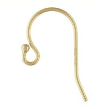 4 pares de brincos de ponta de bola folheados a ouro 14K fios de contas ganchos de orelha para fabricação de joias comprar usado  Enviando para Brazil