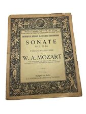 Antique mozart sonate for sale  Orlando
