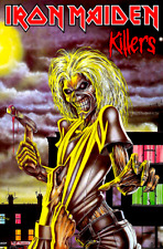 Iron Maiden Killers Poster Enorme 3x5 Ft Tecido Banner Tapeçaria Álbum Arte Nova, usado comprar usado  Enviando para Brazil