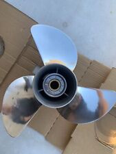 13 1/2 15 Stainless Steel Boat Prop fit Yamaha Outboard Engine 50-130HP 15spl RH, used for sale  Shipping to South Africa
