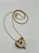 diamond heart 14k pendant for sale  Dallas