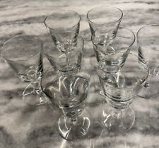 Set of 8 Baccarat  Avignon Crystal Red Wine / Claret Goblets Glasses for sale  Shipping to Canada