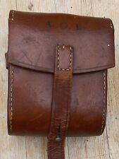 vintage leather cartridge bag for sale  LONDON