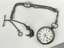 ladies silver pocket watch for sale  HAYLING ISLAND