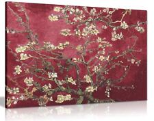Floral canvas maroon for sale  LONDON