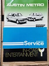 rover service book for sale  GILLINGHAM