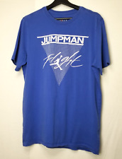 Camiseta masculina azul GUC Jordan Jumpman Flight MÉDIA comprar usado  Enviando para Brazil