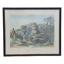 Hunting scene pheasant for sale  Shipping to Ireland