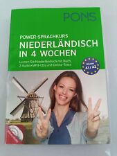 PONS Power-Sprachkurs Niederländisch in 4 Wochen Lernen Sie Niederländisch mit B na sprzedaż  Wysyłka do Poland