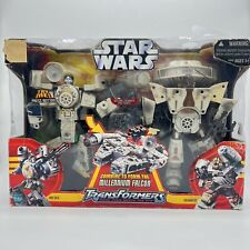 Figuras de brinquedo Star Wars Transformers Millennium Falcon Han Solo Chewbacca caixa leitura comprar usado  Enviando para Brazil