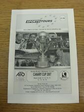 2007 programme sports for sale  BIRMINGHAM