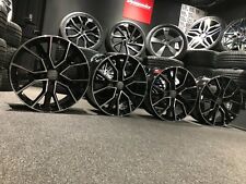 Ex Display 18” Audi RS6 Style Gloss Black Alloy Wheels - Audi A3 + more for sale  GLASGOW