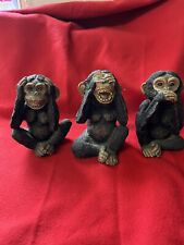 Three wise monkeys for sale  GREAT YARMOUTH