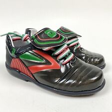 Zapatos Dogi Niño Pequeño Diseño Italiano Con cordones Negro Cuero Vegano 12.5 Nuevos Sin Etiquetas, usado segunda mano  Embacar hacia Mexico