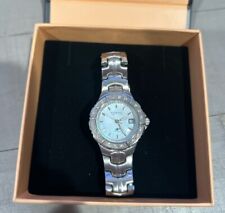 Fossil Blue AM-3756 Stainless Steel Women's Watch Silver White Jewels No Batt. for sale  Shipping to South Africa