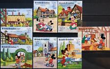 Usado, GRENADA GRENADINES 1990 1289-96 Disney Cartoons STAMP WORLD LONDON Shakespeare comprar usado  Enviando para Brazil