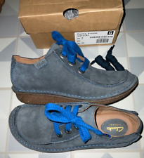 Clarks blue nubuck for sale  Shipping to Ireland