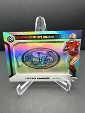 Placas de neon 2019 Elements Deebo Samuel TEAL novato autógrafo controle remoto #3/75 comprar usado  Enviando para Brazil