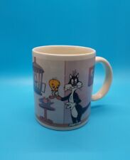Caneca SYLVESTER & TWEETY • Xícara de café vintage 'Birds Anonymous' Looney Tunes WB 31/2 comprar usado  Enviando para Brazil