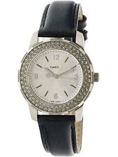Relógio da moda Timex feminino premium T2P401 couro prata quartzo comprar usado  Enviando para Brazil