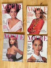 Four british vogue for sale  LONDON