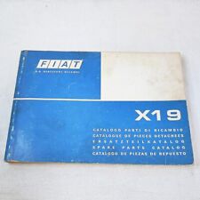 Fiat x19 catalogo usato  Forli