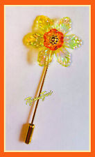 Daffodil pin brooch....goldton for sale  CARMARTHEN