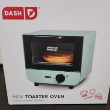 NEW DASH Mini Toaster Oven Cooker for Bread Bagels Cookies Pizza Paninis - AQUA for sale  Shipping to South Africa