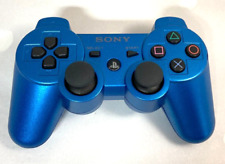 Usado, Controle sem fio PS3 Splash azul oficial Dual Shock 3 CECHZC2J A1 japanver comprar usado  Enviando para Brazil