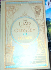 A Ilíada e a Odisséia por Homer HC Couro Encadernado Colecionável Barnes & Noble comprar usado  Enviando para Brazil