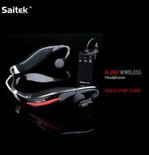 SAITEK A-350 AUDIO WIRELESS NECKBAND HEADPHONES GREAT CONDITION LIKE NEW for sale  Shipping to South Africa