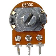 Potenciômetro de controle de volume de tom B500K ohm 16mm guitarra mini pote com arruela e porca, usado comprar usado  Enviando para Brazil