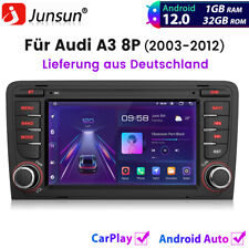 7" Stereofoniczne radio samochodowe do Audi A3 8P 2003-2012 Android12 GPS SAT NAV Carplay DAB +  na sprzedaż  Wysyłka do Poland