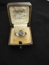 ANTIQUE VICTORIAN HAIR MOURNING RING for sale  Shipping to South Africa
