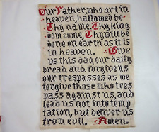 Antique lord prayer for sale  Skowhegan