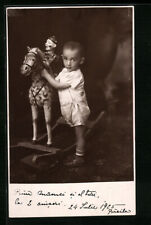 Foto kleinkind schaukelpferd gebraucht kaufen  Berlin