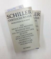 Schiller sämtliche werke gebraucht kaufen  Vaalserquartier