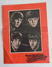 Beatles concert programme for sale  DORCHESTER