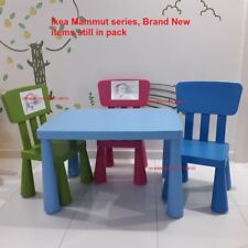Zupełnie nowe stoły krzeseł dziecięcych IKEA MAMMUT, wewnątrz / na zewnątrz wielokolorowe na sprzedaż  Wysyłka do Poland