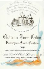 Etiquette vin chateau d'occasion  La Crau