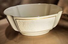 LENOX 9 5" CONSOLE - FRUIT BOWL , Gold Trim Bone China Made in USA EUC for sale  Shipping to South Africa