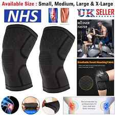 2x Knee Support Compression Sleeve Brace Patella Arthritis Pain Relief Gym UK for sale  Shipping to South Africa