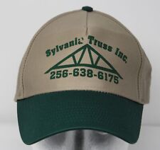 Sylvania Truss Inc. Alabama Construction Manufacturing Wooden Roof Hat Cap Khaki for sale  Shipping to South Africa