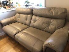 Seater leather settee for sale  SHEFFIELD